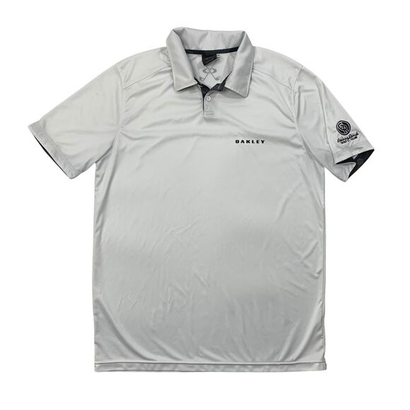 Oakley Shirt Mens Extra Large White Regular Fit Gainey Ranch Golf Club Icon Polo - Picture 1 of 11